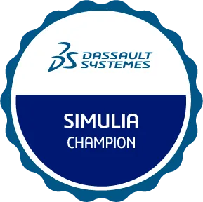 Simulia Champions badge > Dassault Systemes